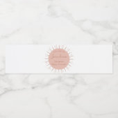 あなたは私のサンシャインベビーシャワー ペットボトルラベル (シングルラベル)