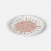 あなたは私のサンシャインベビーシャワー ペーパープレート (アングル)