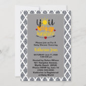 あなたは私のサンシャインベビーシャワー 招待状 (正面)