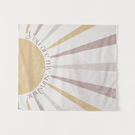 あなたは私のサンシャインボホサンタペストリー タペストリー (正面(横))