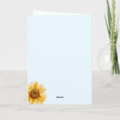 あなたは私のサンシャインマハッピーマザーズのデイカード サンキューカード (裏面)