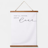 あなたは私のサンシャインラビー子供部屋デコールデュオ 吊り下げ型タペストリー (正面)