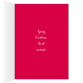 あなたは私のサンシャインラブパーソナライズされたハートカード (内側 (右))