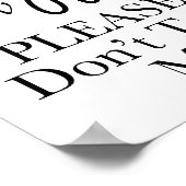 あなたは私のサンシャインワードアート ポスター (角)