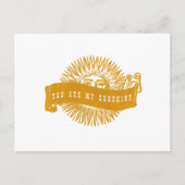 あなたは私のサンシャインヴィンテージバナーアート ポストカード (正面)