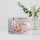 あなたは私のサンシャイン写真はがき ポストカード (スタンド正面)