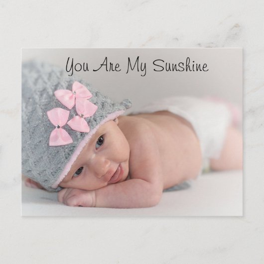 あなたは私のサンシャイン写真はがき ポストカード (正面)