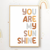 あなたは私のサンシャイン子供部屋ポスターキッズルームデコール ポスター