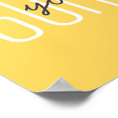 あなたは私のサンシャイン引用文明るい黄色の装飾 ポスター (角)