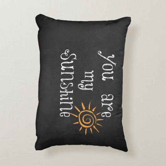 あなたは私のサンシャイン引用文 アクセントクッション (裏面(縦))
