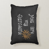 あなたは私のサンシャイン引用文 アクセントクッション (正面(垂直))