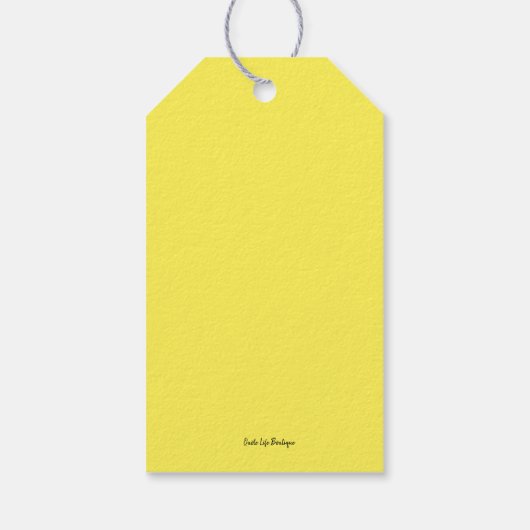 あなたは私のサンシャイン引用文 ギフトタグ (裏面)