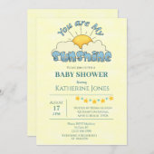 あなたは私のサンシャイン男の赤ちゃんシャワー招待状 招待状 (正面/裏面)