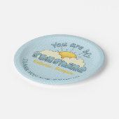 あなたは私のサンシャイン男の赤ちゃんシャワー ペーパープレート (アングル)