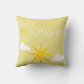 あなたは私のサンシャイン装飾用クッションクッション クッション (裏面)