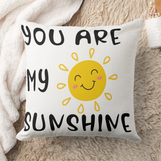 あなたは私のサンシャイン装飾用クッション クッション (ブランケット)