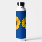 あなたは私のサンシャイン黄色のヒマワリ王室のの青 ウォーターボトル (左面)