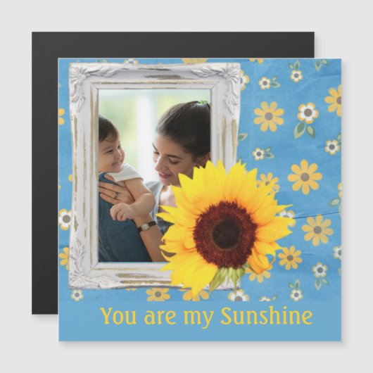 あなたは私のサンシャイン、ひまわりアクリル賞のキーチです (正面/裏面)