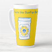 あなたは私のジャムにSunFunバター。 カフェラテマグ (左アングル)