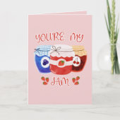 あなたは私のジャムバレンタインデイカード シーズンカード (正面)