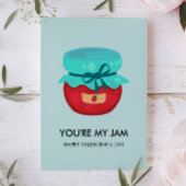 あなたは私のジャムバレンタイン、子供の学校の教室 ノートカード
