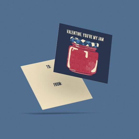 あなたは私のジャム教室のバレンタインのカードだ エンクロージャーカード