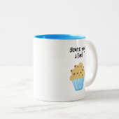 あなたは私のスタッドのマフィン-マグ ツートーンマグカップ (正面右)