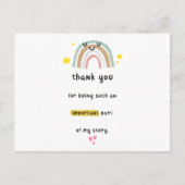 あなたは私のストーリーカードの一部になってくれてありがとう ポストカード (正面)