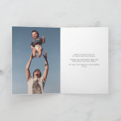 あなたは私のスーパーヒーローパパ父の日の写真 カード (内部)