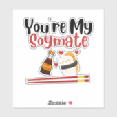 あなたは私のソイム、大豆、寿司のカップル シール (シート)