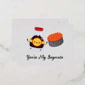 あなたは私のソイメート、醤油 箔シーズンポストカード (正面/裏面)