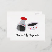 あなたは私のソイメート、醤油 箔シーズンポストカード (正面/裏面)