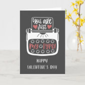 あなたは私のタイプのバレンタインデーのカードにすぎない カード (黄色い花)