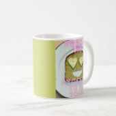 あなたは私のトーストコーヒーマグのアボカドだ コーヒーマグカップ (正面右)