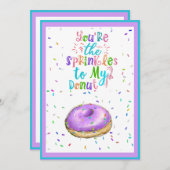 あなたは私のドーナツ教室に振りかける シーズンカード (正面/裏面)