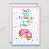 あなたは私のドーナツ教室に振りかける シーズンカード (正面/裏面)