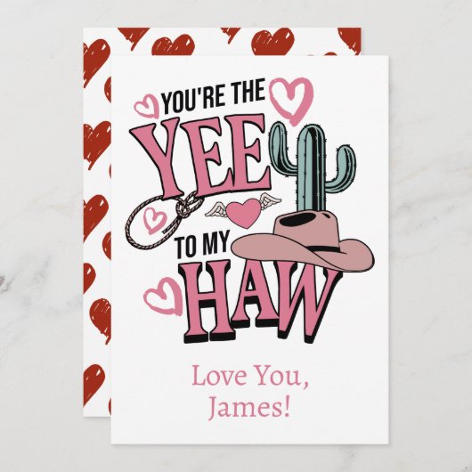 あなたは私のハウに咲くユーのように（愛のカード） シーズンカード (正面/裏面)