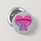 あなたは私のハニーバニー！ 缶バッジ (正面&裏面)