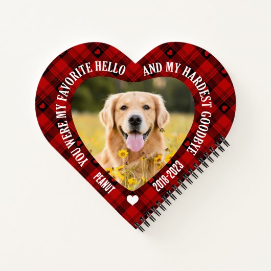 あなたは私のハローペお気に入りのット記念写真のクリスマスだった ノートブック (裏面)