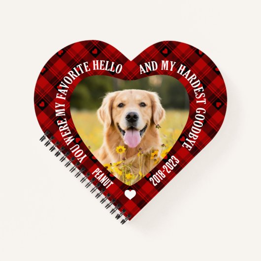 あなたは私のハローペお気に入りのット記念写真のクリスマスだった ノートブック (正面)