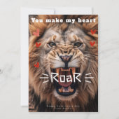 あなたは私のハートおもしろいをバレンタインデーを轟音にする シーズンカード (正面)