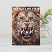 あなたは私のハートおもしろいをバレンタインデーを轟音にする シーズンカード (スタンド正面)