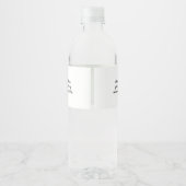 あなたは私のハートだ。....ホワイトアナベルアジサイ ペットボトルラベル (裏面)