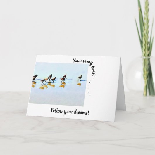 あなたは私のハートである~サンピパーズヒルトンヘッドビーチ カード (正面)