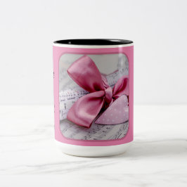 あなたは私のハートに二音のコーヒーマグを歌わせる ツートーンマグカップ