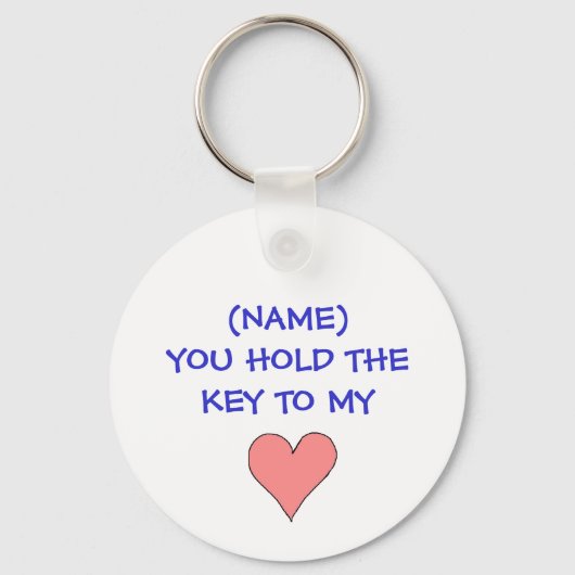 あなたは私のハートに鍵を保持 – keychain キーホルダー (正面)