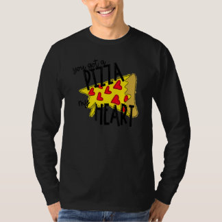 あなたは私のハートのピザを得た バレンタインデー Tシャツ