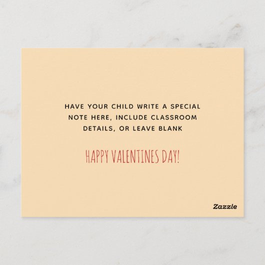 「あなたは私のハートのピザを持っている ポストカード (裏面)