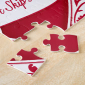 あなたは私のハートをスキップビート!赤いハート ジグソーパズル (側面)