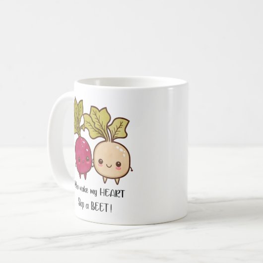 あなたは私のハートをビーエバレンタインデーをスキップ コーヒーマグカップ (正面左)